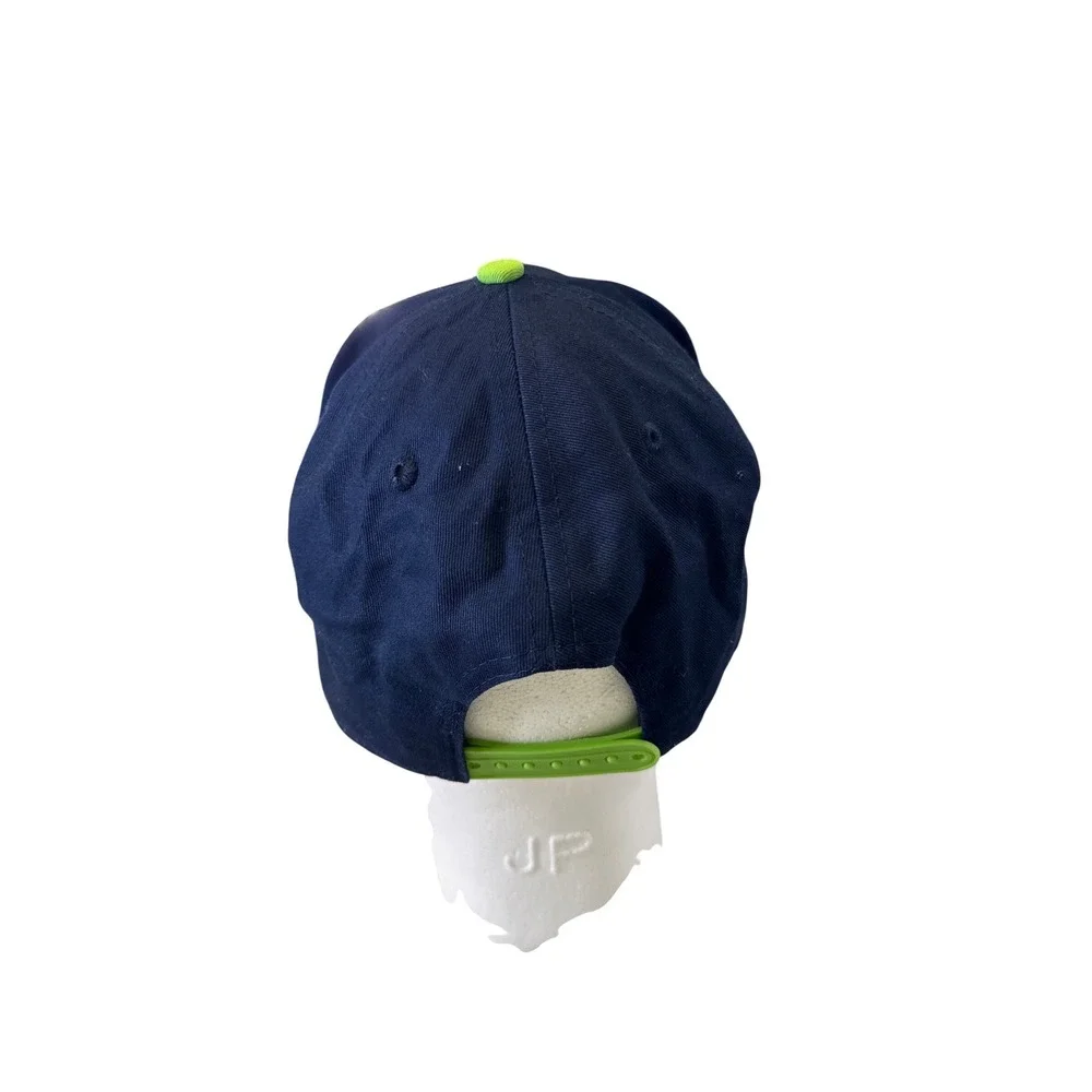 New Era 9FIFTY Seattle Seahawks Snapback Hat Navy Blue Green NFL Cap OSFM
